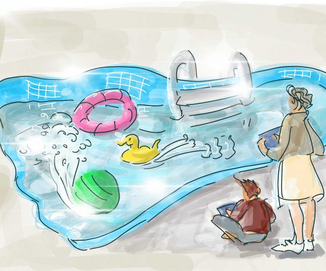 Franzensbad Fussabdruck